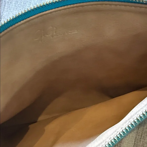 Gigi Newyork Women's Clutch Bag Set - Teal, Green, and Burnt Orange - Picture 8 of 11